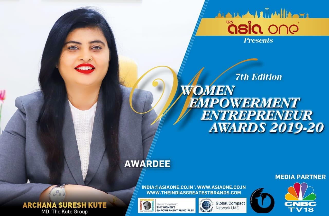Women Empowerment Entrepreneur 2019-20 Award