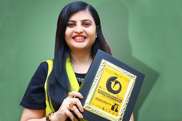 archana kute received BlackSwan Award for Women Empowerment by AsiaOne cover